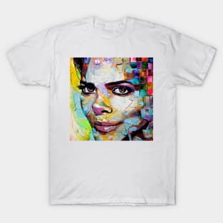 Portrait  of Halle Berry T-Shirt